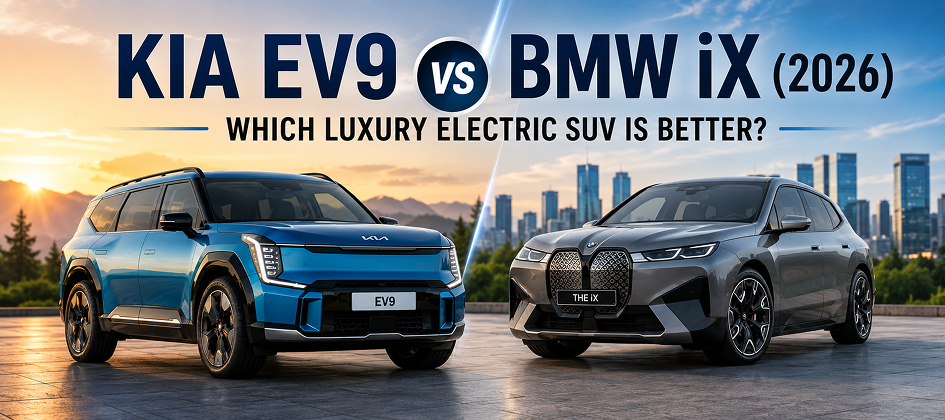 Kia EV9 vs BMW iX (2026): Which Luxury Electric SUV Is Better?
